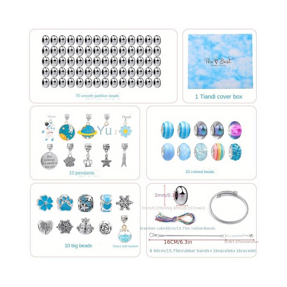 Diy Bracelet Set Explosive Girl Matching Leather Band Head Rope Jewelry