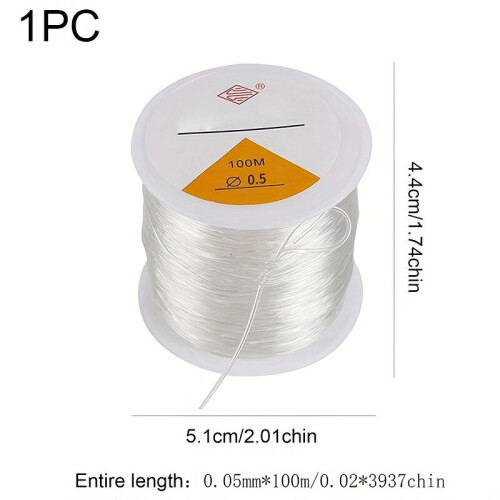 1PC 100meter Clear Elastic String For Diy Jewelry Making 2