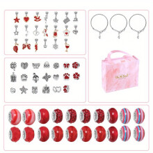 DIY Charms Bracelet Making Set Spacer Beads Pendant Accessories For Bracelet Necklace Jewelry Making Creative Children