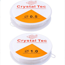 2pcs Transparent Elastic Cords 2 Roll Elastic Crystal String Bead Cords For Jewelry Making And Gift Crafts Cord For Necklace Bracelet Making