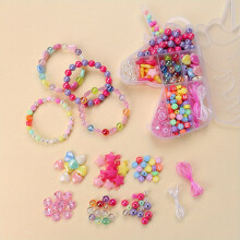 Unicorn Shape Box Set With 8 Types Of Colorful Acrylic DIY Beads Diy Bracelet Necklace Material Box
