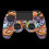 (Little Graffiti) Wireless Controller For PS4 Controller Bluetooth Wireless 2.4G Game PC 1