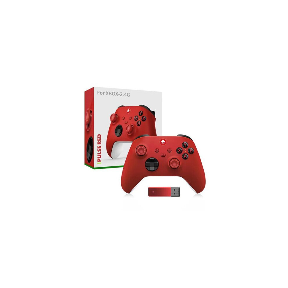 (Red) 2.4G Wireless Game Controller For Xbox one Series X/S Console Joysticks