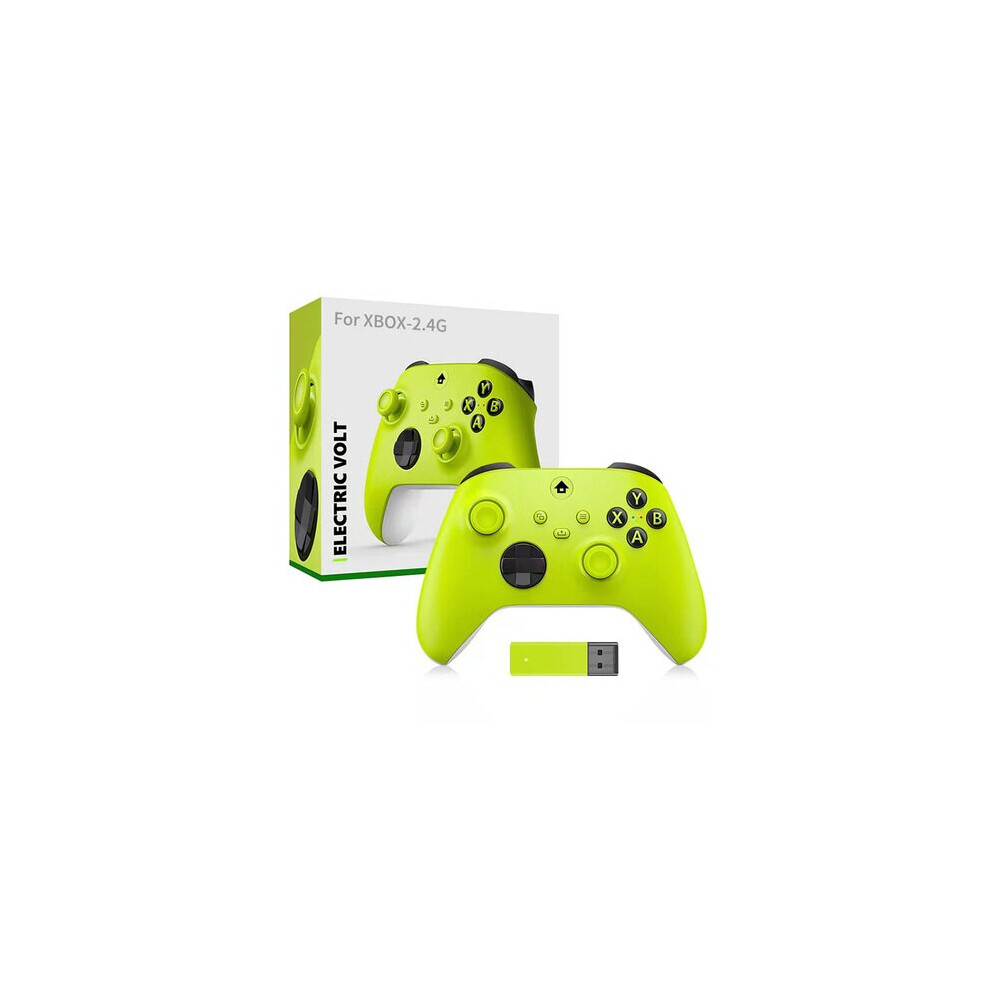 (Yellow) 2.4G Wireless Game Controller For Xbox one Series X/S Console Joysticks