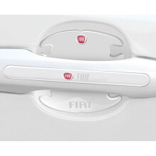 (FIAT) 8x Car Door Handle Bowl Anti-Scratch Cover Guard Protector Stickers Accessories