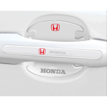 (HONDA) 8x Car Door Handle Bowl Anti-Scratch Cover Guard Protector Stickers Accessories
