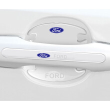 (FORD) 8x Car Door Handle Bowl Anti-Scratch Cover Guard Protector Stickers Accessories