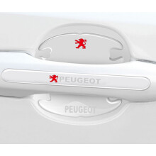(PEUGEOT) 8x Car Door Handle Bowl Anti-Scratch Cover Guard Protector Stickers Accessories