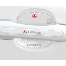 (LEXUS) 8x Car Door Handle Bowl Anti-Scratch Cover Guard Protector Stickers Accessories