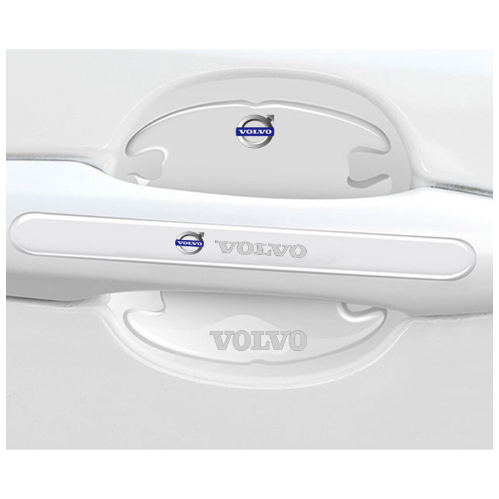 Newjass (Volvo) 8X Car Door Handle Bowl Anti-Scratch Cover Guard Protector Stickers Accessories