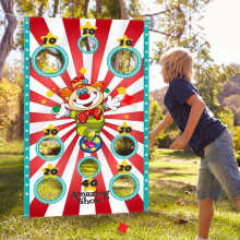 Baosity Toss Game with Bean Bags, Fun Indoor and Outdoor Party Game for Kids and