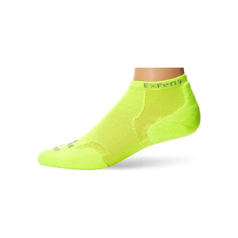 (L) Thorlos Experia Unisex Running Socks, Electric Yellow