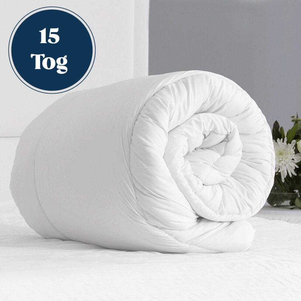 (15, Super king) Duvet Quilt Anti Allergy Tog Duvet All Seasons Bedding Duvet Tog