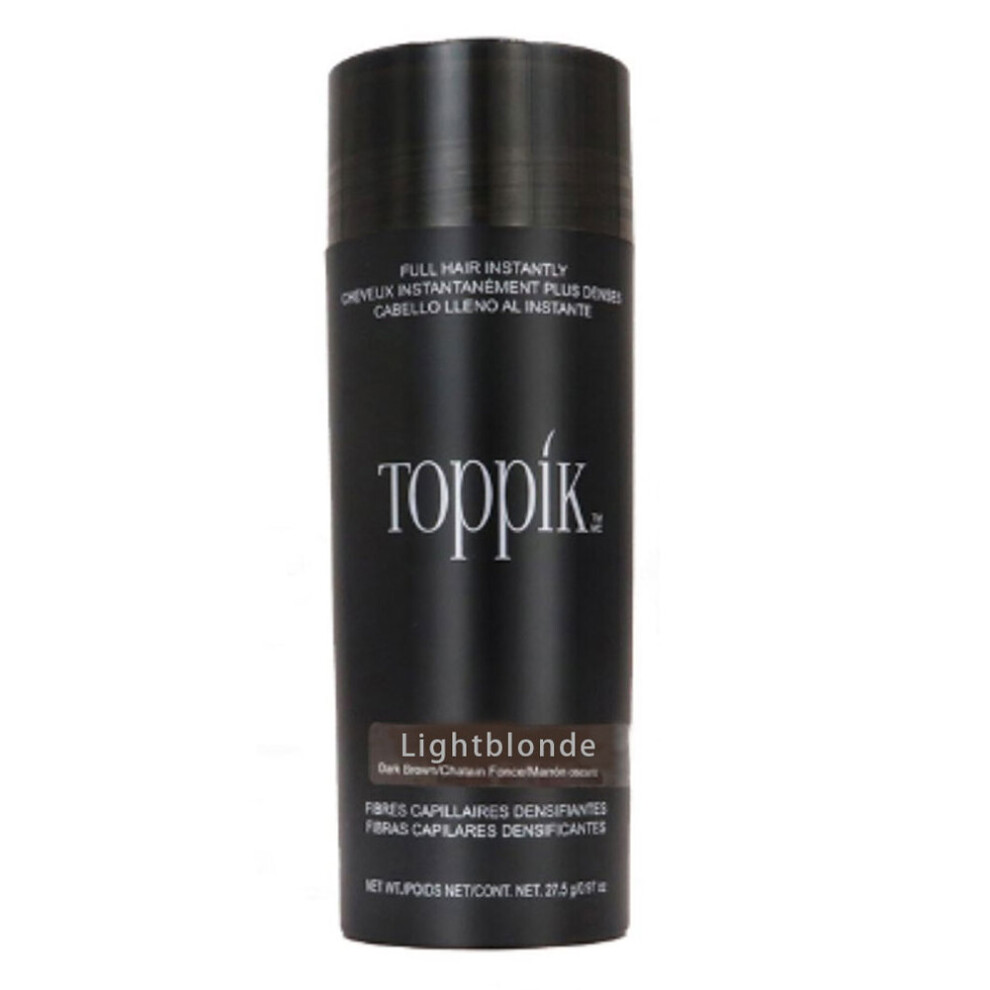 (Light Blonde) Toppik Hair Building Medium Brown Fibers 27.5g/0.97oz