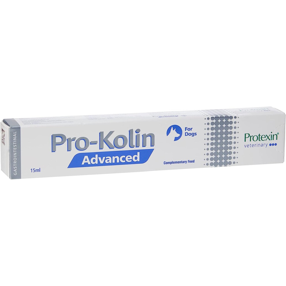 Protexin Veterinary Pro-Kolin Advanced for Dogs Advanced for Dogs, 15 ml Syringe