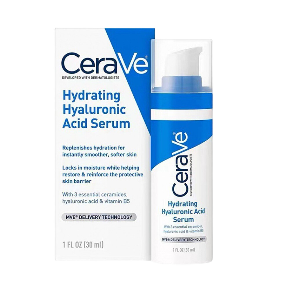 30ml Home Face Serum Portable Hydrating Hyaluronic Acid 3 Ceramides Liquid Daily