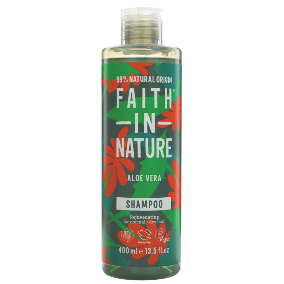 Faith In Nature Shampoo - Aloe Vera -400ml ( pack of 6 )