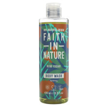 Faith In Nature Body Wash - Blue Cedar - 400ml ( pack of 6 )