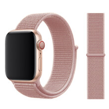 (72 Rose, 38mm-40mm-41mm) Nylon Loop Strap For Apple Watch Band