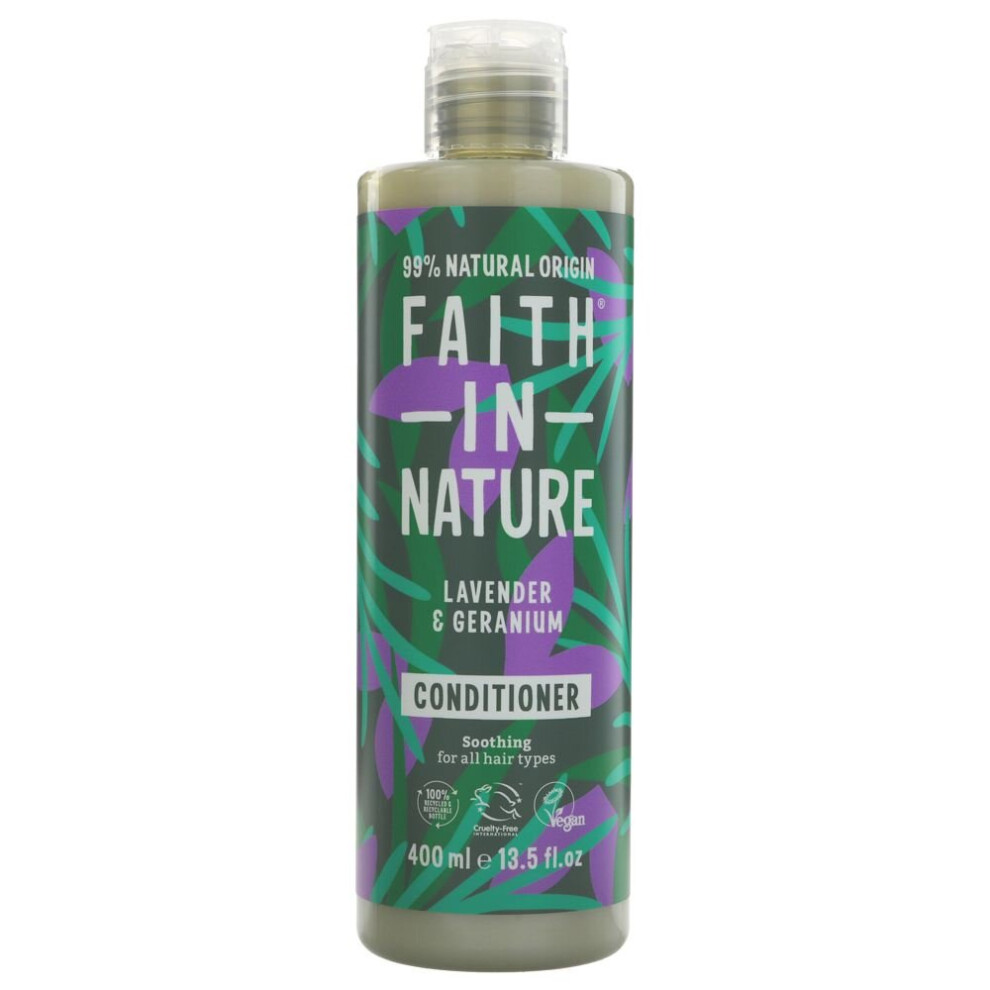 Faith In Nature Conditioner-Lavender&Geranium -400ml ( pack of 6 )