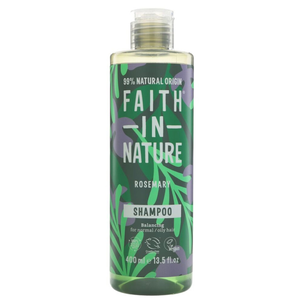 Faith In Nature Shampoo - Rosemary - 400ml ( pack of 6 )