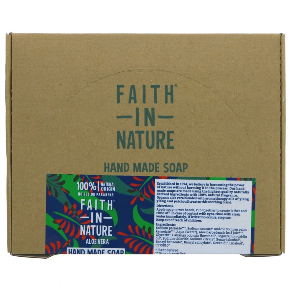 Faith In Nature Loose Soap - Aloe Vera -100g ( pack of 18 )