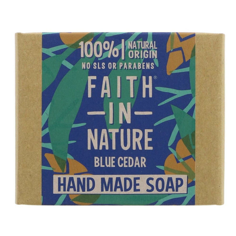 Faith In Nature Wrapped Soap - Blue Cedar -100g ( pack of 6 )