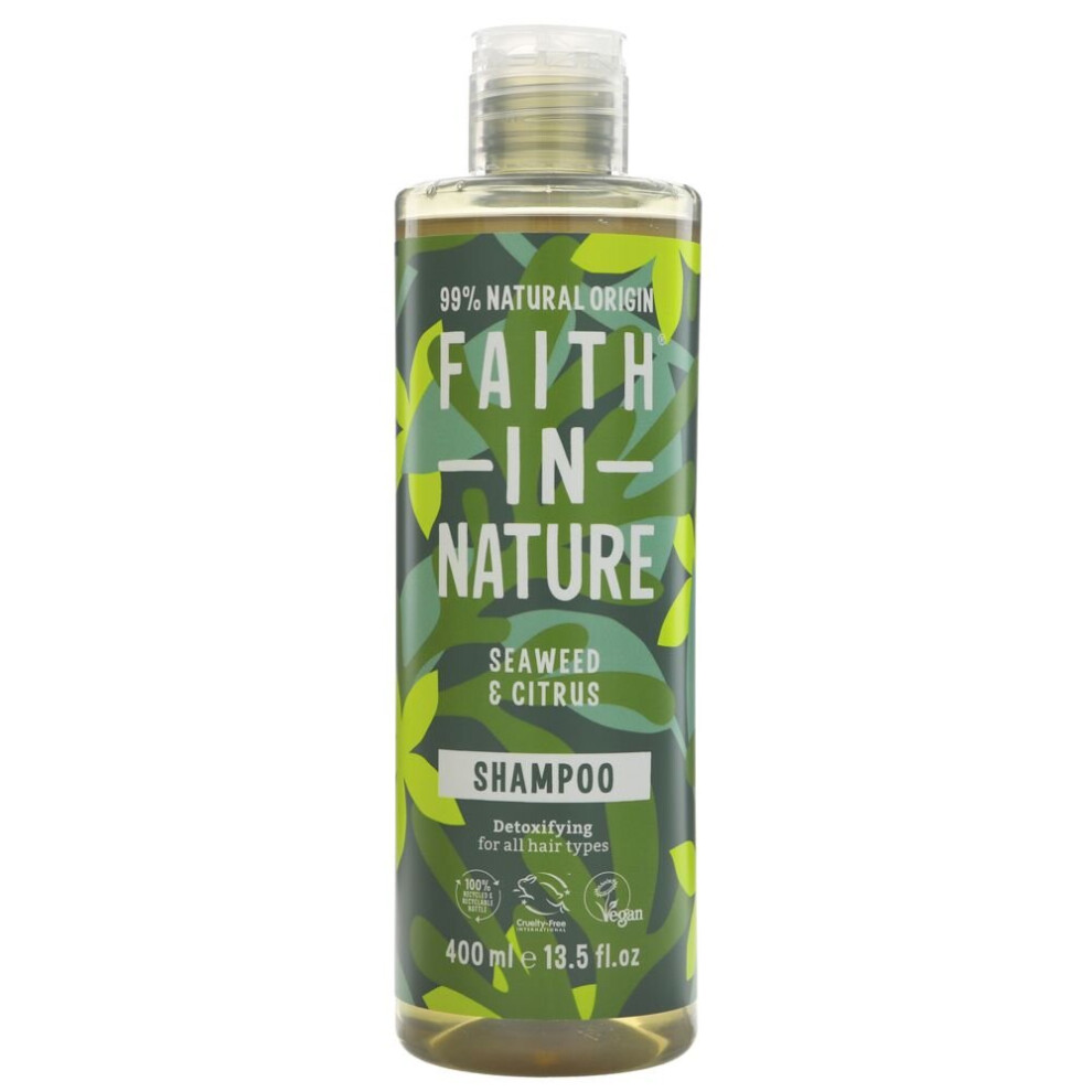 Faith In Nature Shampoo - Seaweed & Citrus -400ml ( pack of 6 )