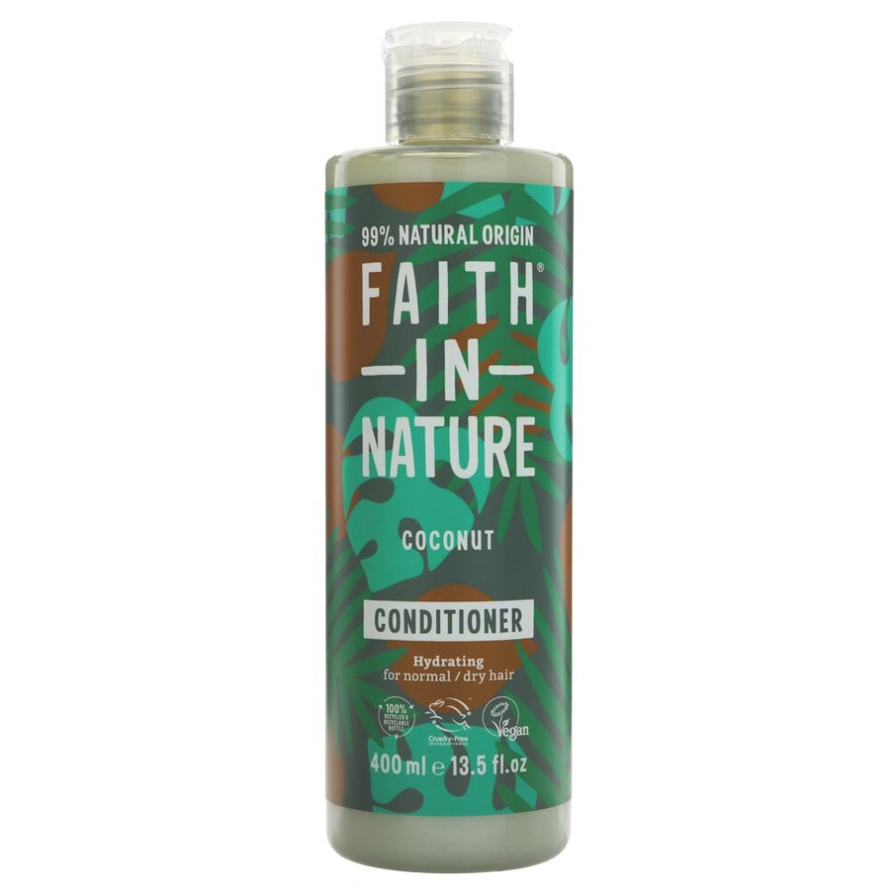 Faith In Nature Conditioner - Coconut - 400ml ( pack of 6 )