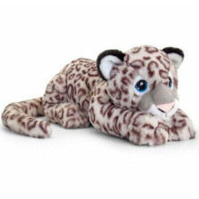 Keeleco Large Giant Wild Snow Leopard 65cm Stuffed Soft Toy Plush