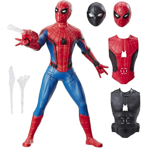 Hasbro Spider-Man Web Gear 3 in 1 Figure Talking Interactive Armour Suit