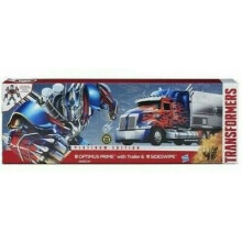 Transformers Optimus First Leader Trailer & Sideswipe Dx Platinum Edi