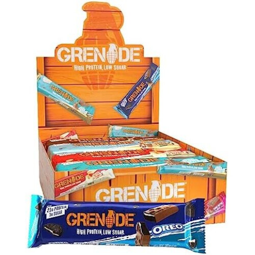 Grenade Grenade High Protein, Low Sugar Bar - A Selection Box, 12 x 60 g