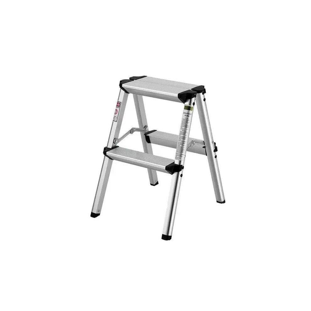 (2) aluminium step ladder double sided