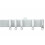 120cm PVc Flexible White  Curtain Track Set 1
