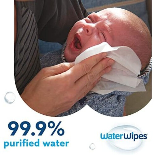 WaterWipes Original Plastic Free Baby Wipes, 720 Count (12 packs) 2