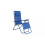 Home Folding Metal Zero Gravity Sun Lounger - Blue 2