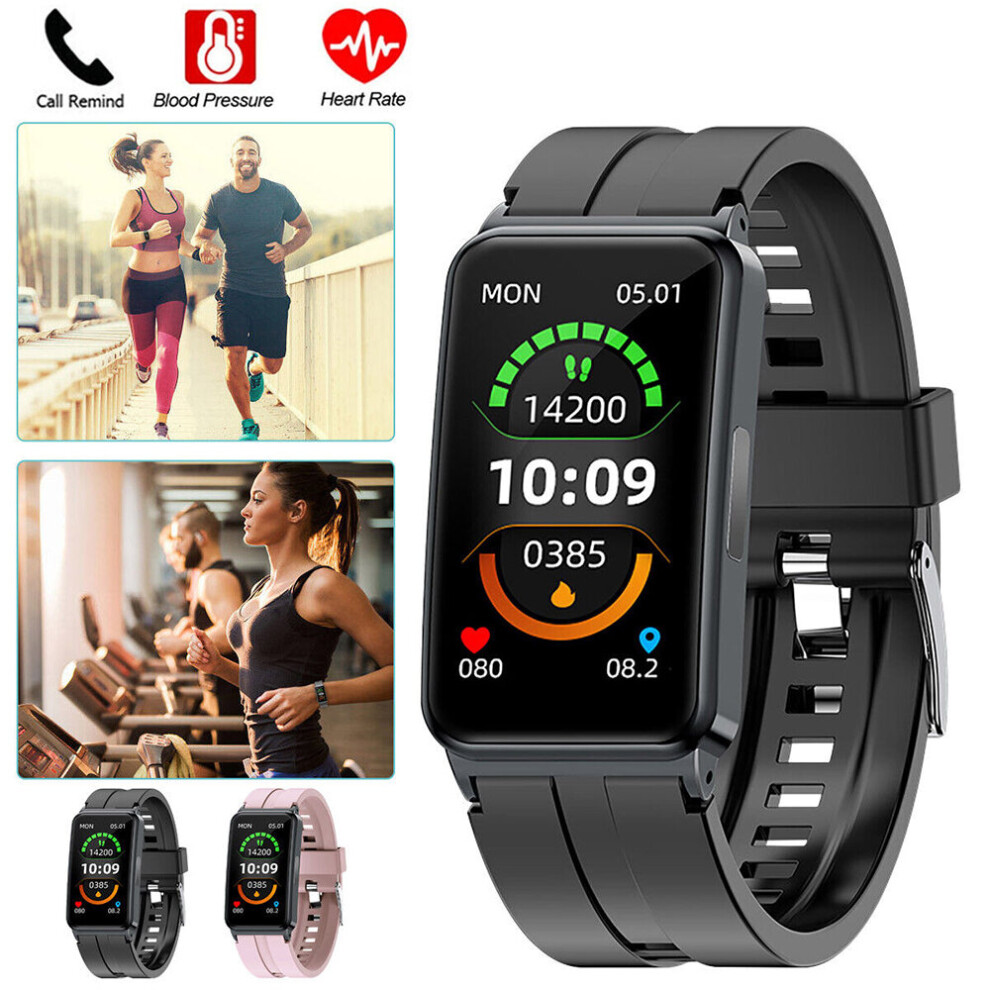 (Pink) Sport Watch Blood Glucose Body Temperature Ecg Hrv Monitoring Fitness Smartwatch Pink 9034029027572