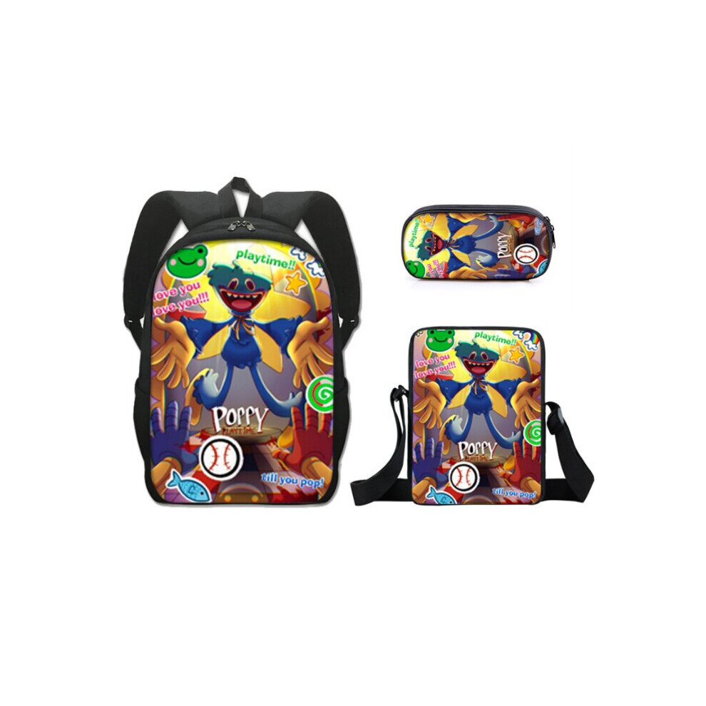 (25) Fortnite Game School Bag Backpack Lunch Bag Pencil Case 3PCS-image-OPC-PC6MYV2-NEW