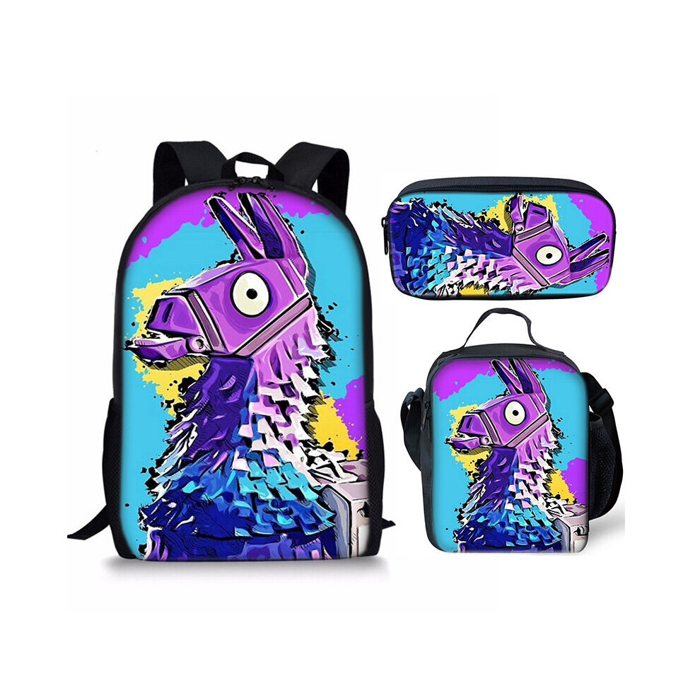 (15) Fortnite Game School Bag Backpack Lunch Bag Pencil Case 3Pcs Not,Specified