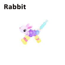 (  Animal:Rabbit) Twisty Petz Bracelet Kids Pet DIY Toy Xmas Gift Girls Pet Unicorn Animal Bangle