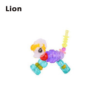 (  Animal:Lion) Twisty Petz Bracelet Kids Pet DIY Toy Xmas Gift Girls Pet Unicorn Animal Bangle