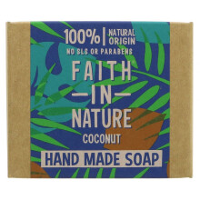 Faith In Nature Wrapped Soap - Coconut -100g ( pack of 6 )