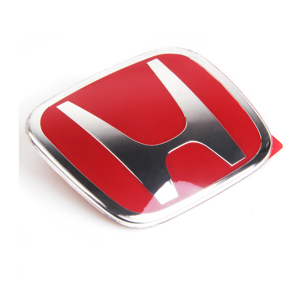 Honda Civic Red H Front & Rear Emblem