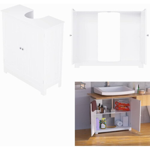 Under Sink Bathroom Cabinet Unit,Freestanding Waterproof Bathroom ...