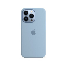 (Light blue) Apple Silicone Case with MagSafe for Apple iPhone 13