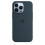 (Dark blue) Apple Silicone Case with MagSafe for Apple iPhone 13 1