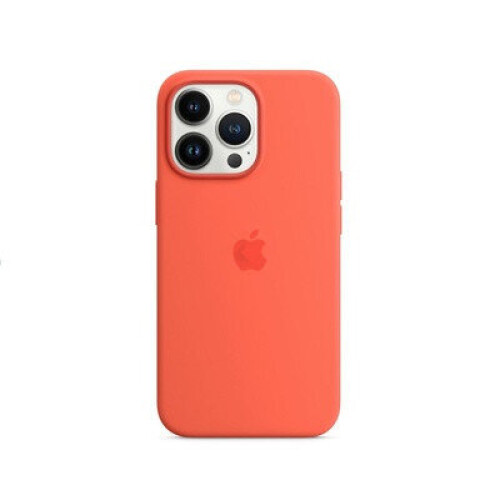(Peach) Apple Silicone Case with MagSafe for Apple iPhone 13