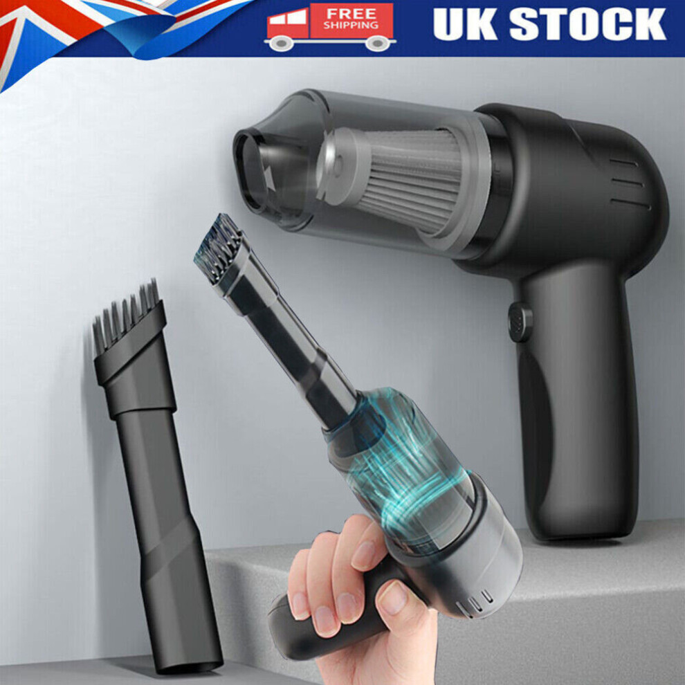 Skesrjtop Powerful Cordless Vacuum Cleaner Car Handheld Vaccum Power Suction Rechargeable