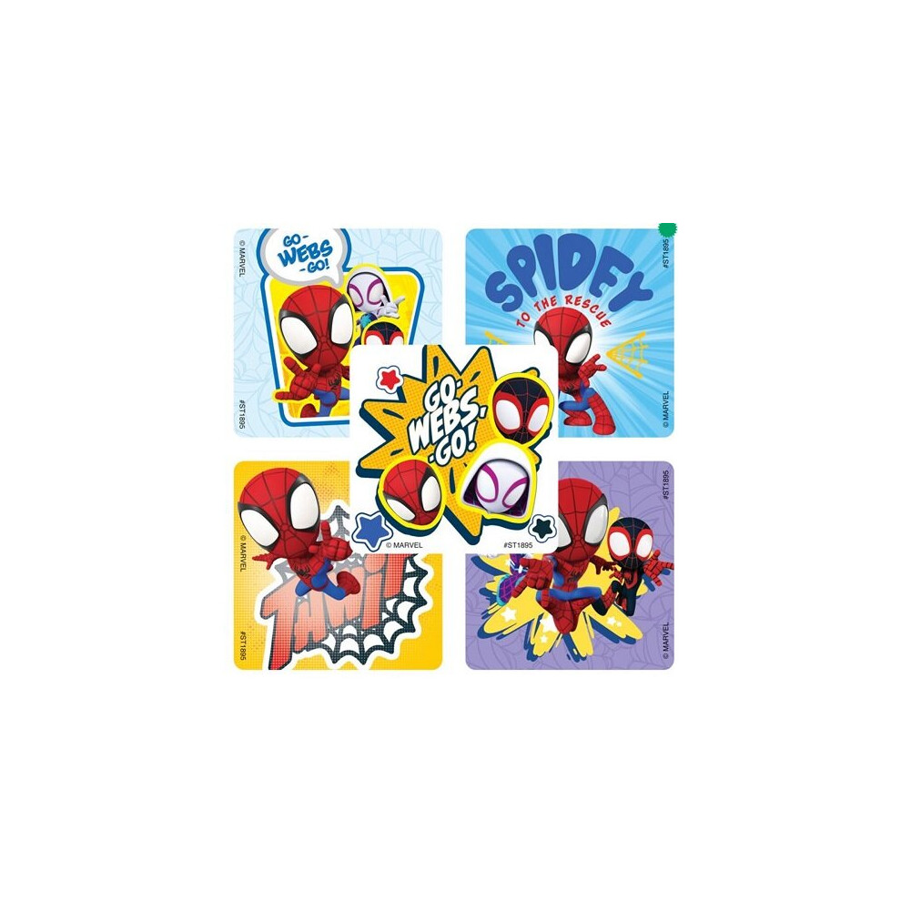 Smilemakers Spidey & His Amazing Friends Stickers - 100 Per Pack